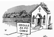 Regule za po crikvi
